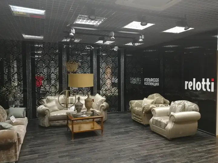 Сеть мебельных салонов «Юнион» — Экспозиция мягкой мебели